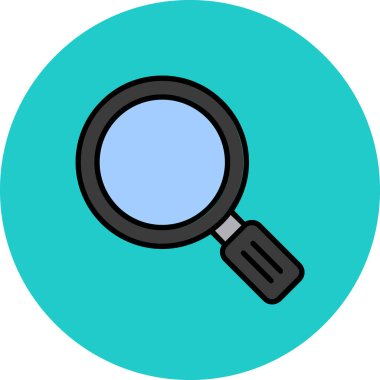 Ara. Web simgesi basit illüstrasyon