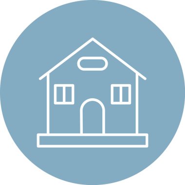 Ev. Web simgesi basit tasarım