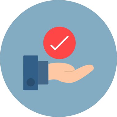 Kredi kartı olan bir elin vektör çizimi