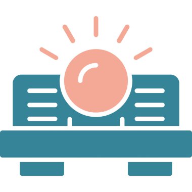 Güneş paneli ikon vektör illüstrasyonu