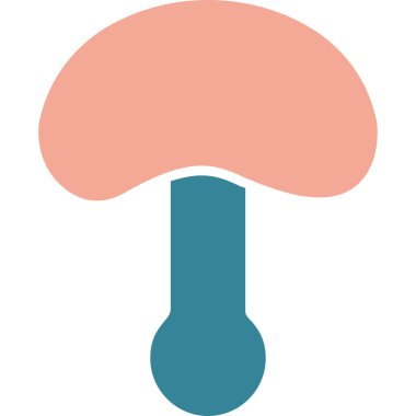 mantar simgesi vektör illüstrasyonu