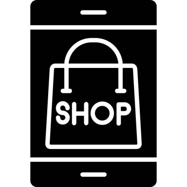 cep telefonu ikonu vektör illüstrasyonu