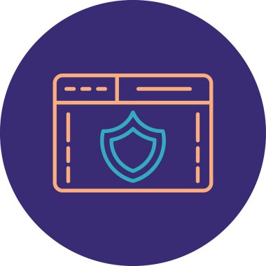 Seo simgesinin vektör illüstrasyonu