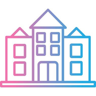 Yapı simgesinin vektör illüstrasyonu