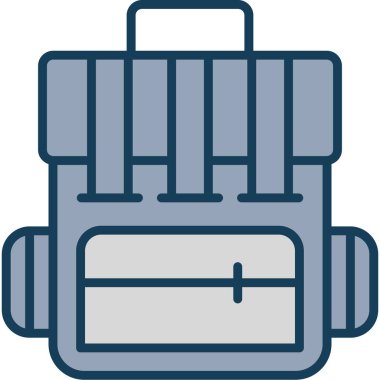 Gaz sobası. Web simgesi basit illüstrasyon