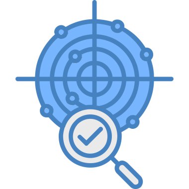 Arama büyüteç simgesini doldurulmuş ana hatlar biçiminde bul