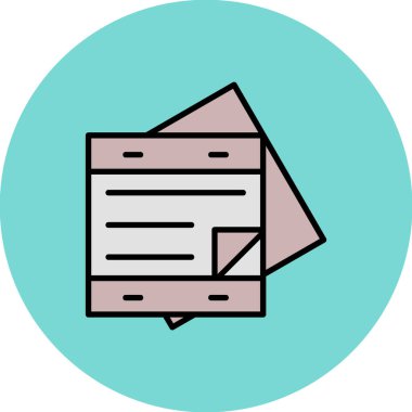 Modern eğitim ikonunun vektör illüstrasyonu