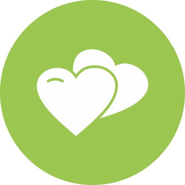 Aşk kalp vektör simgesi