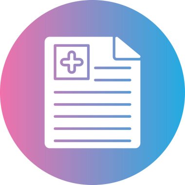 Dosya simgesinin vektör illüstrasyonu