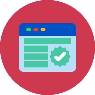 İşaretleme simgesi, vektör tasarımı