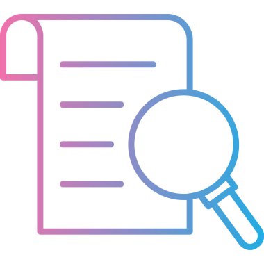 Arama simgesi vektör illüstrasyonu