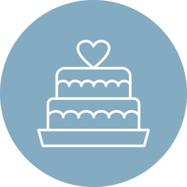 Pasta simgesi, basit vektör çizim