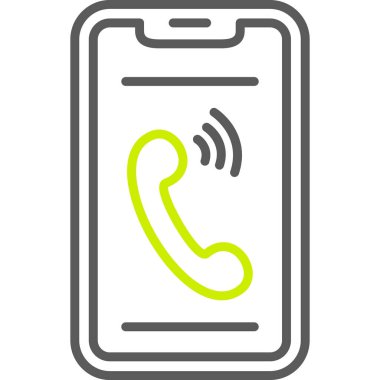 telefon arama vektör simgesi