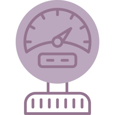 Hız göstergesi simgesi, basit vektör gösterimi