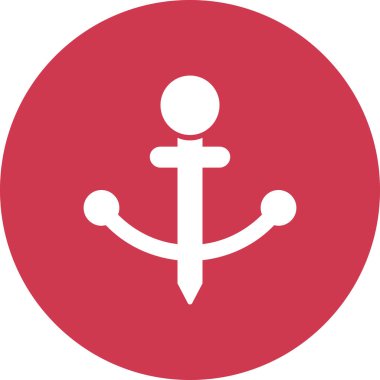 çapa simgesi vektör illüstrasyonu