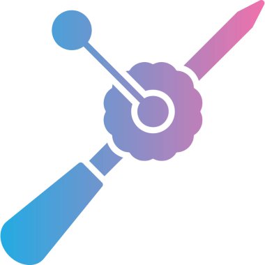 vektör boya fırça simgesini