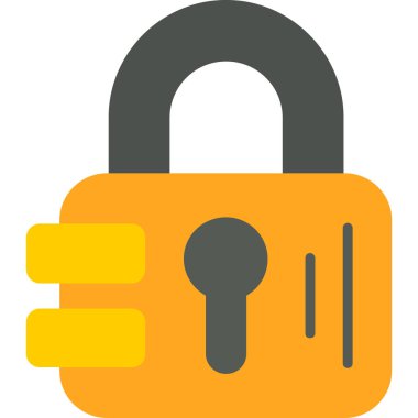 Kilit simgesini düz biçimde kilitle