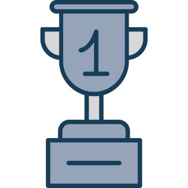 kupa vektör simgesi, modern biçim