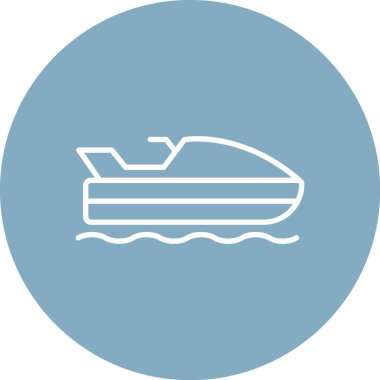 Benzersiz yolcu gemisi vektör simgesi