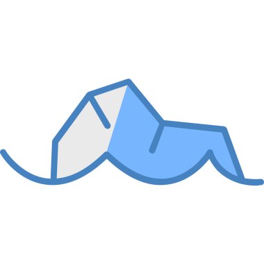 maske simgesi. düz resimleme