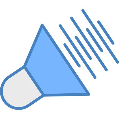 Hoparlör ikonu. Taslak hoparlör sembolü. renk düz biçimi