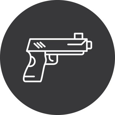 tabancanın vektör illüstrasyonu