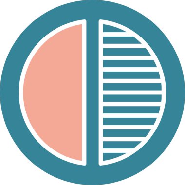 Pasta grafik vektör simgesi