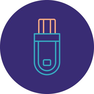 Eşsiz elektronik aygıt vektör simgesi