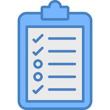 kontrol listesi simgesi. beyaz üzerinde izole edilmiş taslak kontrol listesi vektör rengi