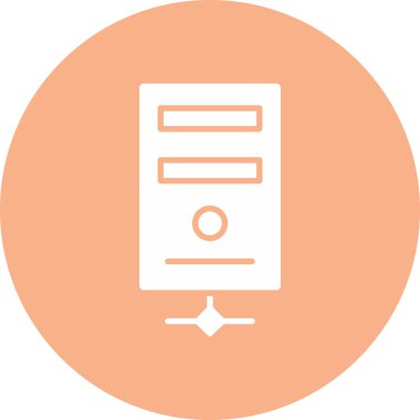 Web simgesi, basit vektör illüstrasyonu