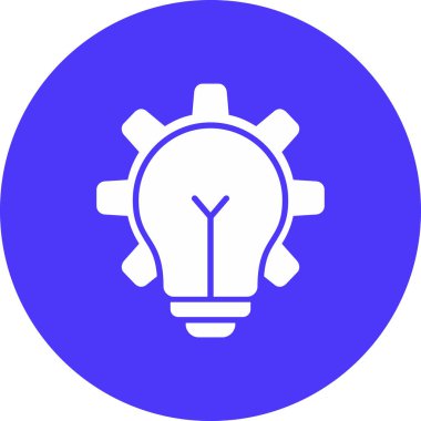 Bir fikrim var. Web simgesi basit illüstrasyon