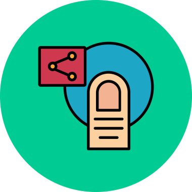 seo modern simgesinin vektör illüstrasyonu