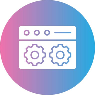 Fırın simge vektör çizim