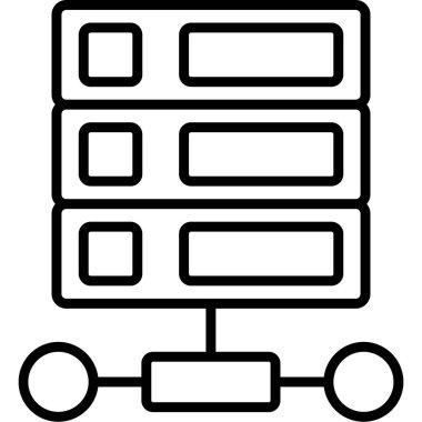 Web geliştirme vektör simgesi