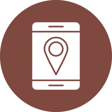 konum pin simgesi vektör illüstrasyonu