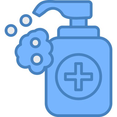 Şişe. Web simgesi basit illüstrasyon