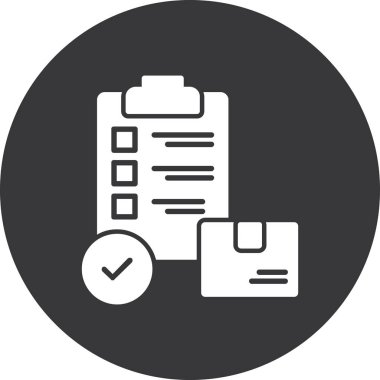 Belge modern simgesinin vektör illüstrasyonu