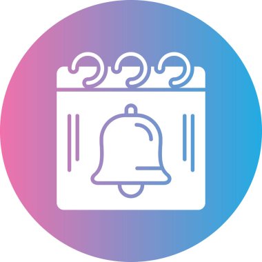 Zil. Web simgesi basit illüstrasyon