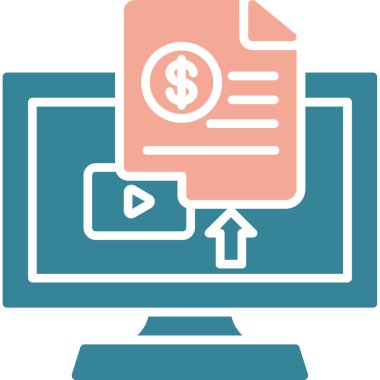 para simgesi olan bilgisayar ekranı