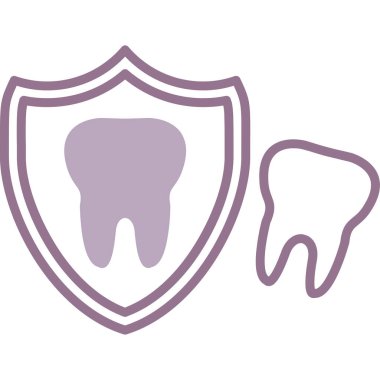 Diş bakımı logo vektör çizim şablonu