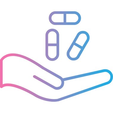 Bir hapın vektör illüstrasyonu