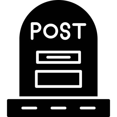 Harfli bir mektubun vektör çizimi