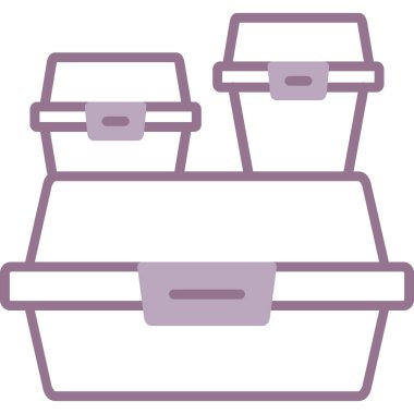 yiyecek ve içecek vektör simgesi.