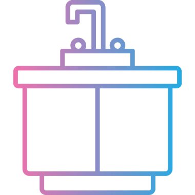 Kutusu simgesi, basit vektör çizim