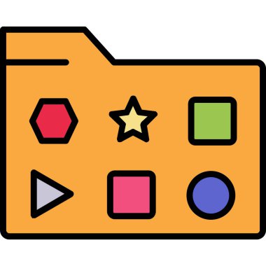 kutu dağıtım servisi simgesi - taslak biçimi