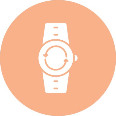 Kol saati ikon vektör illüstrasyonu