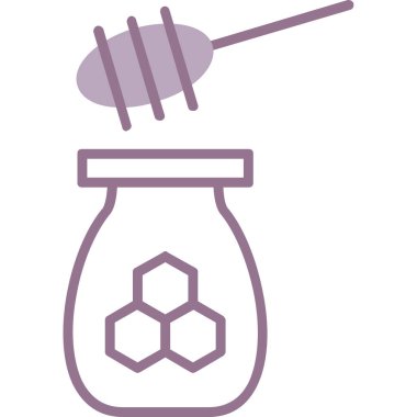 bal simgesinin vektör illüstrasyonu