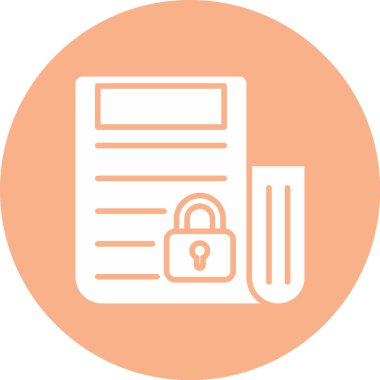 vektör asma kilit simgesi, güvenlik simgesi