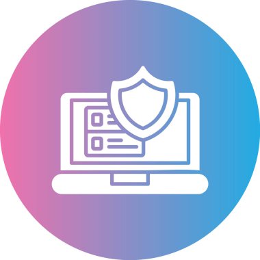 Bilgisayar. Web simgesi basit illüstrasyon