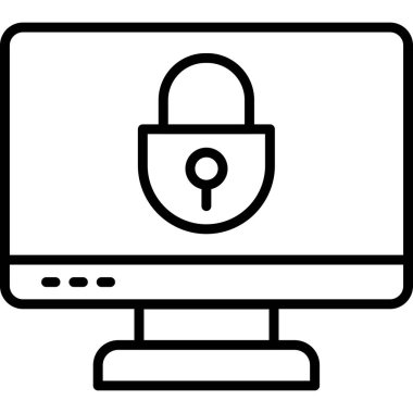 Bilgisayar güvenlik kilidi. Basit tasarım